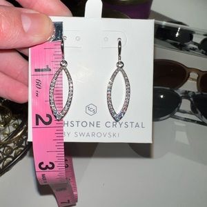 Touchstone Crystal by Swvorski drop earrings